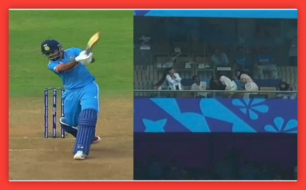 IND vs SL: श्रेयस अय्यर ने विश्व कप 2023 का सबसे लंबा छह गोल किया, रोहित शर्मा की पत्नी रितिका बाल-बाल बचीं